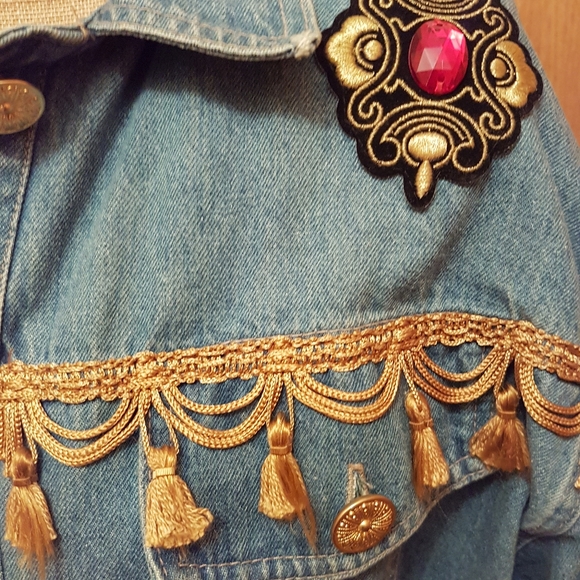 SzM Boho Jean Jacket - Picture 7 of 8